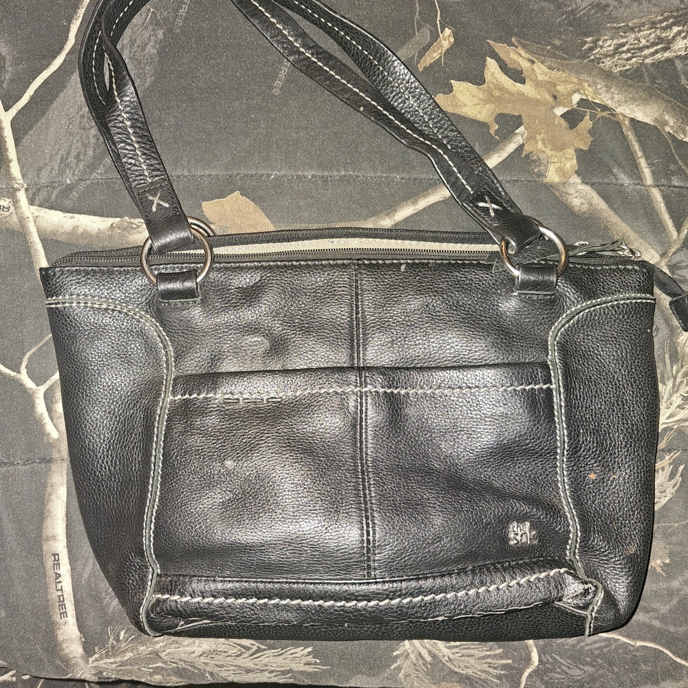 The Sak Black Leather Shoulder Bag